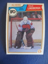 PELLE LINDBERGH - 1983 O-Pee-Chee Rookie #268 Philadelphia Flyers