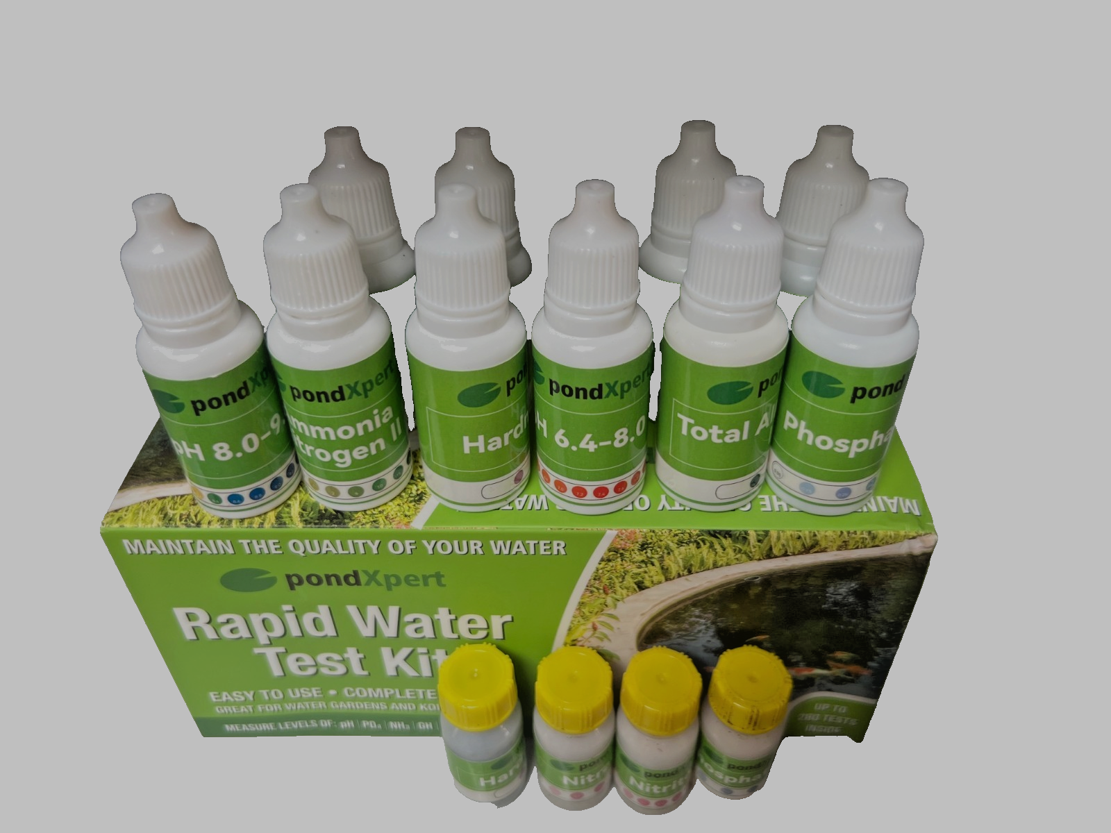 PondXpert Rapid Water Test Kit (280 Tests) Koi Ponds