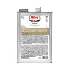 Oatey 31016 Clear PVC Cement Regular Bodied - Gallon