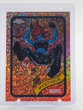 MYSTIQUE 2025 TOPPS CHROME MARVEL ROSE GOLD MINI DIAMOND REFRACTOR /40 #7 Q3873