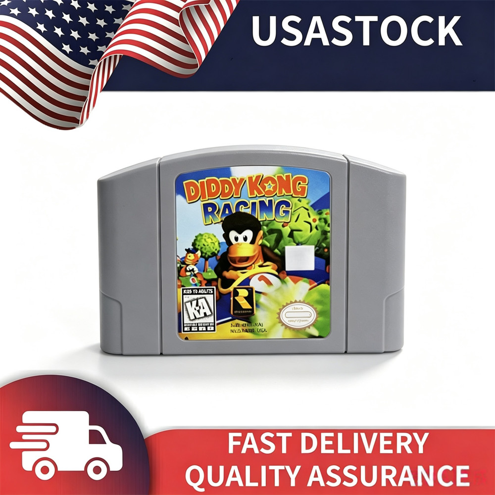 DIDDY KONG RACING Games Cartridge For Nintendo 64 Console US Version