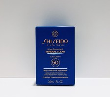 Shiseido Urban Environment Mineral Clear SPF 50 Sunscreen 1 fl oz - exp 01/2027
