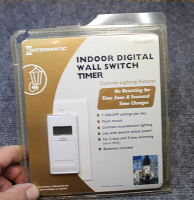 Intermatic EJ500C Electronic In-Wall Timer Indoor Digital Wall Switch NEW