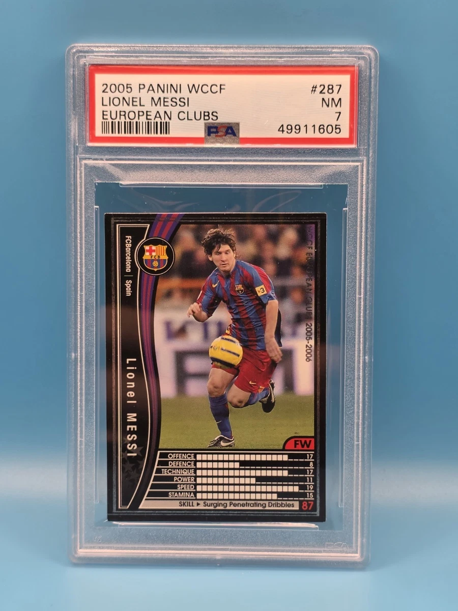2005-06 Panini WCCF European Clubs Lionel Messi #287/336 for sale