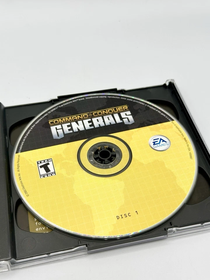 Command & Conquer: Generals PC - 2 Discs w/ Key Code Tested & Working! FREE C/S - Image 4 of 4