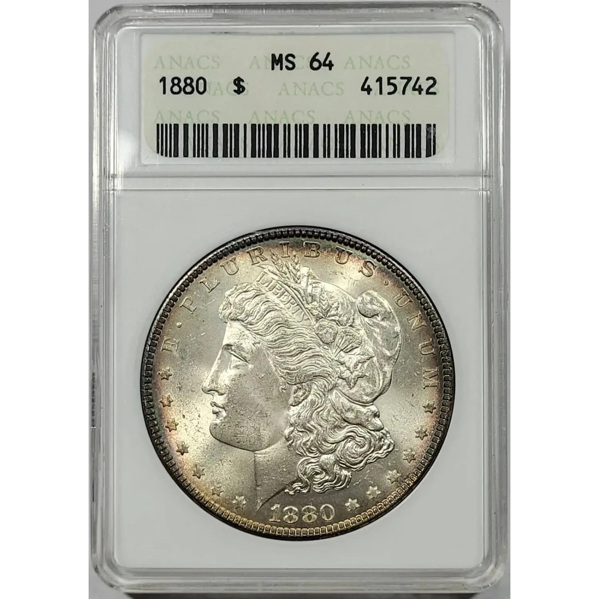 MS 64 Graded 1880 Year Morgan US Dollars (1878-1921) for sale | eBay