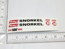 Buddy L Snorkel Fire Truck Replacement Sticker Set BL-221