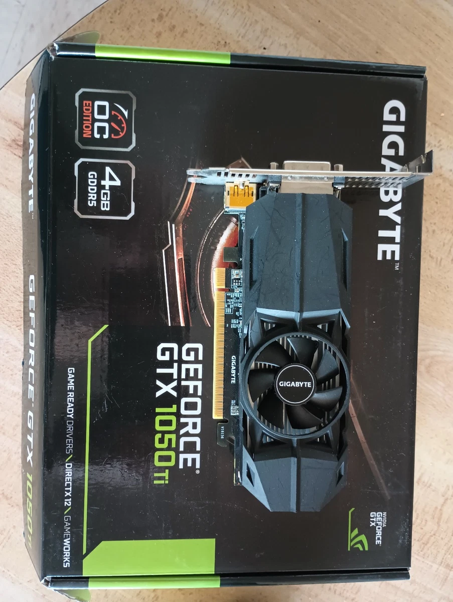 GIGABYTE NVIDIA GeForce GTX 1050 Ti NVIDIA Computer Graphics Cards
