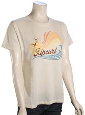 Rip Curl Sun Wave Standard Women's T-Shirt - Bone - New