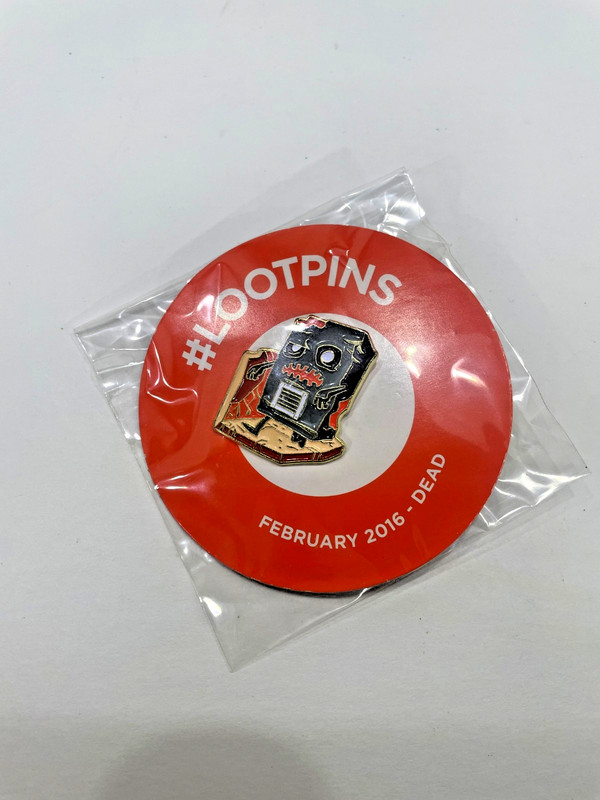 LootCrate February 2016 Dead Zombie Enamel Pin