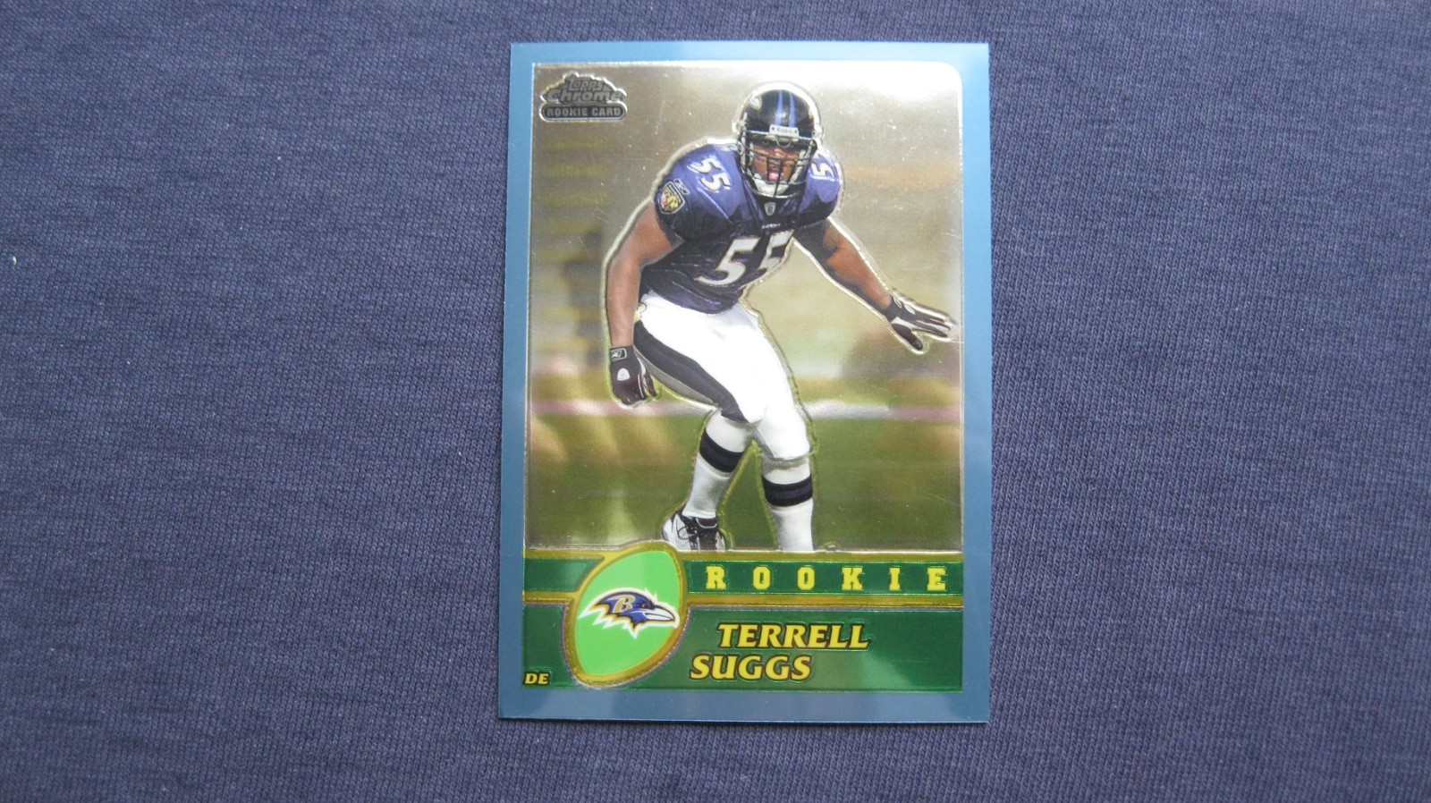 2003 Topps Chrome #169 Terrell Suggs  Ravens   Rookie  NRMINT