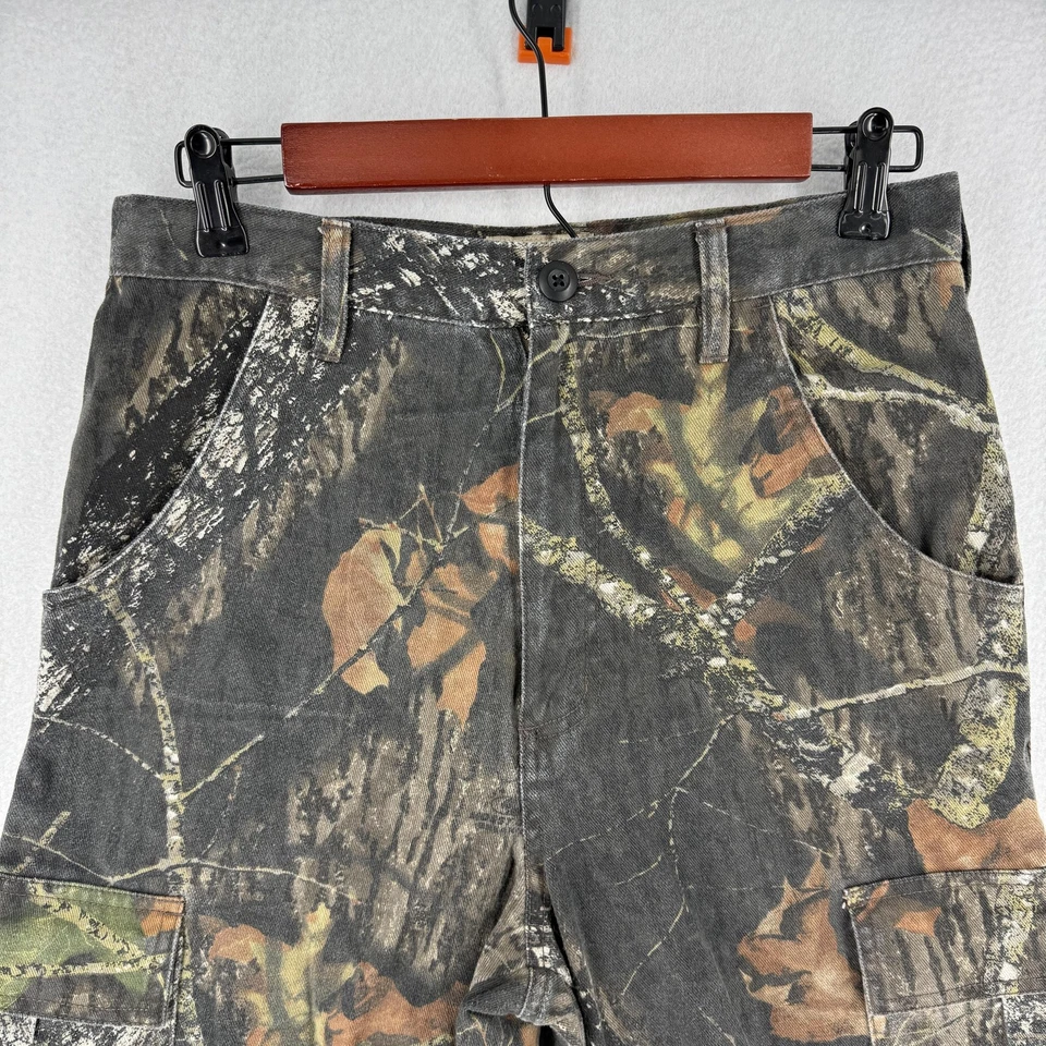 Calça masculina Mossy Oak Field Staff pequena 29x31 camuflagem carga caça cordão - Imagem 4 de 4
