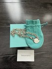 Tiffany & Co. Return to Tiffany Oval Tag ChokerNecklace 925 Silver,Box&Dust Bag