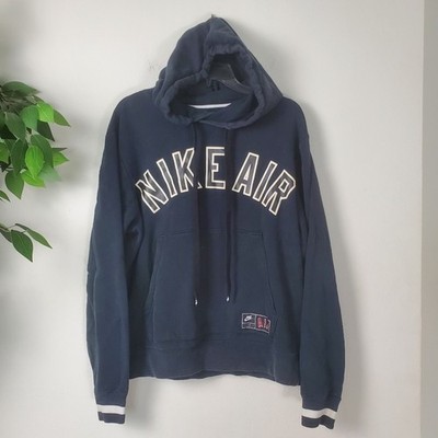Vintage Nike Air Spellout Big Logo Y2K Hoodie Black Size Small