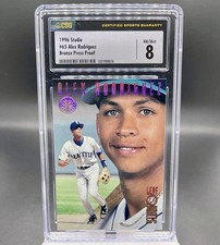 Leaf Studio 1996 Alex Rodriguez #65 Bronze Press Proof /2000 CSG 8 Mariners
