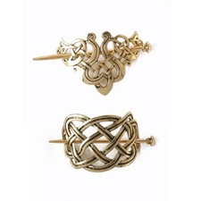 2 Pcs Women Girl Viking Celtic Knots Clips Hairpin Hair Stick Accessories For...