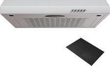 60Cm Visor Cooker Hood Undercabinet Hood Wall Mounted Kitchen Extractor Fan