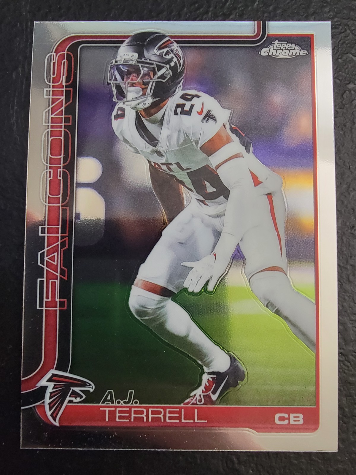 2025 Topps Chrome Football A.J. Terrell #19 Base Card