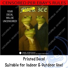 F Ice Frogs Decal Sticker Portland Protest Frog Suit Resist Anti Fascism F  