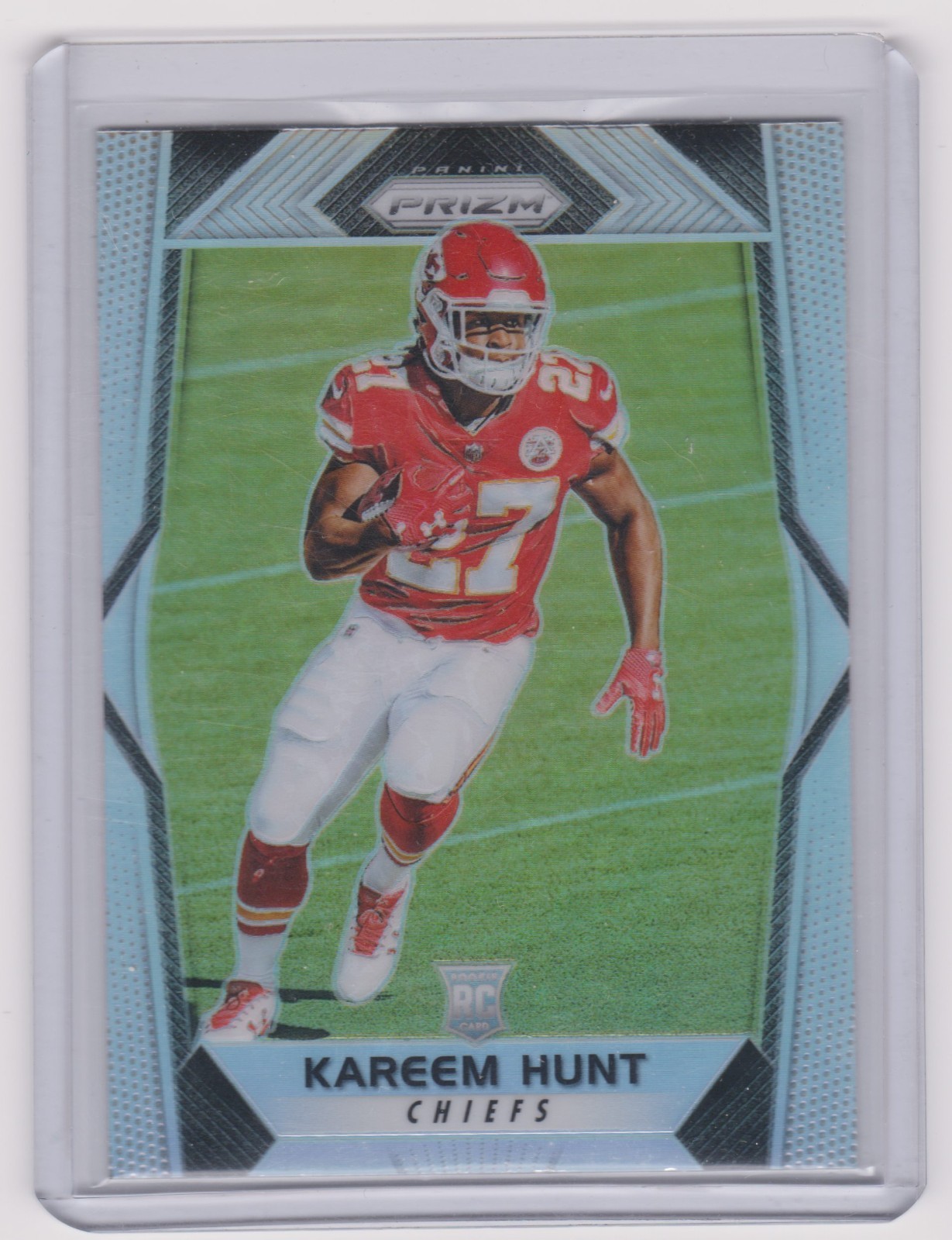 2017 Panini Prizm - Rookies Kareem Hunt #253 Silver Prizm (RC)