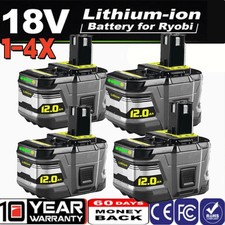 PACK For RYOBI P108 18V One Plus High Capacity Battery 18 Volt 8.0Ah Lithium-Ion
