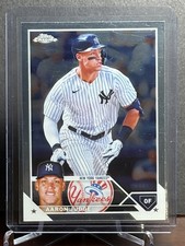 2023 Topps Chrome #62 Aaron Judge NY Yankees Base Set Chrome Baseball Card