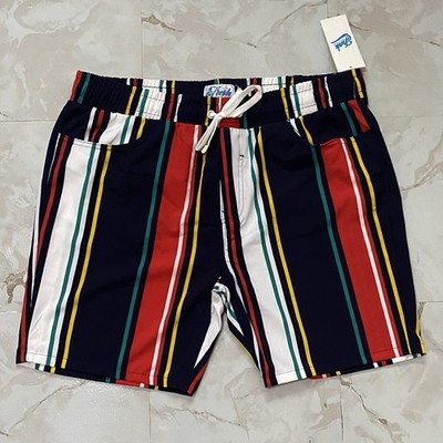 Fresh Prince Of Bel-Air Shorts Mens XL Colorful Loud Striped - Main Image