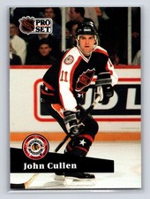 1991-92 Pro Set - John Cullen #302 Hartford Whalers Hockey Card