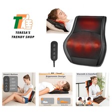 Neck and Back Massager for Pain Relief Deep Tissue with Heat, Shiatsu Shoulde...