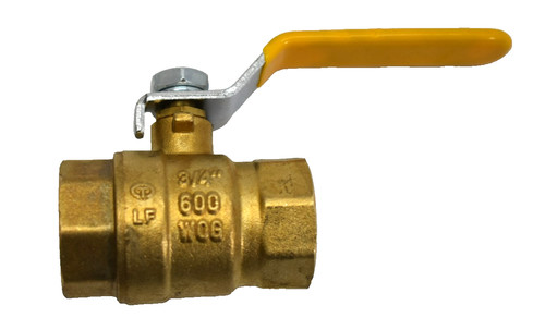 Bluefin 3/4" Full Port Ball Valve Sweat Fitting Brass 600 WOG 150 WSP 2428