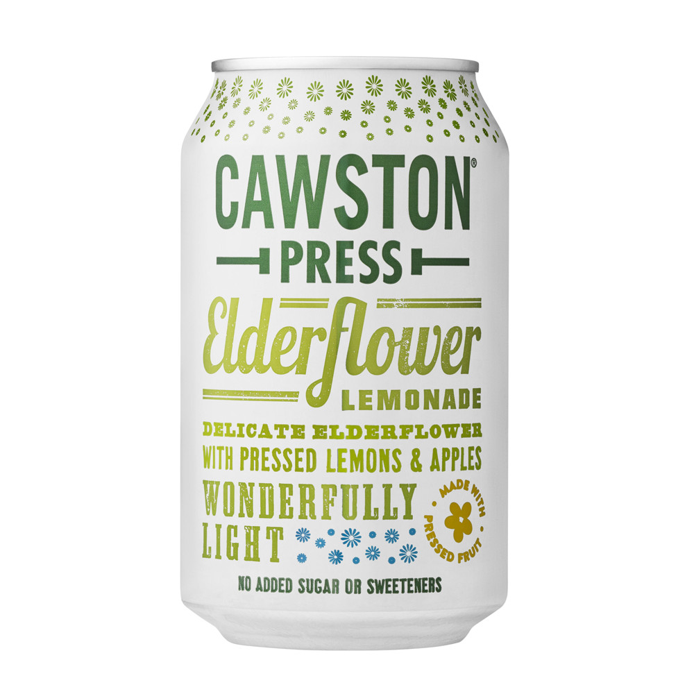 Cawston Press Sparkling Elderflower Lemonade 24x330ml Soft Drink