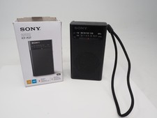 SONY ICF-P27 Portable Pocket FM/AM Radio Built-in Speaker Tested Working