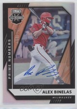2021 Elite Extra Edition Prime Numbers A Signatures /225 Alex Binelas Auto 8d2