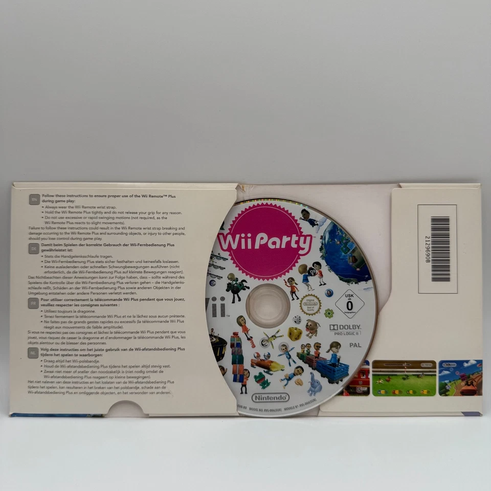 Wii Party (Nintendo Wii, 2010) Multilingua Completo - Testato - Immagine 2 di 3