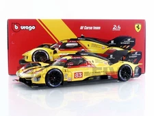BBURAGO 1/18 - FERRARI 499P 3.0L TURBO V6 - 24H LE MANS 2024 16304-83