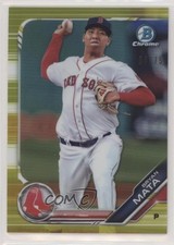 2019 Bowman Chrome Prospects Yellow Refractor /75 Bryan Mata #BCP-140 uk2