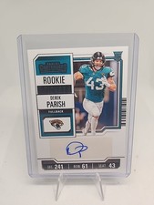 2023 Panini Contenders Derek Parish Rookie Ticket Auto #179