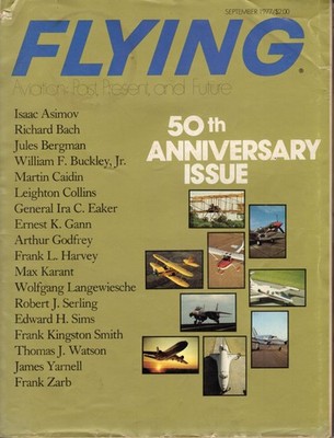 FLYING, 50th ANNIVERSARY ISSUE, SEP 1977, LGE MAGAZINE, VOL. 101, NO. 3, 432pp