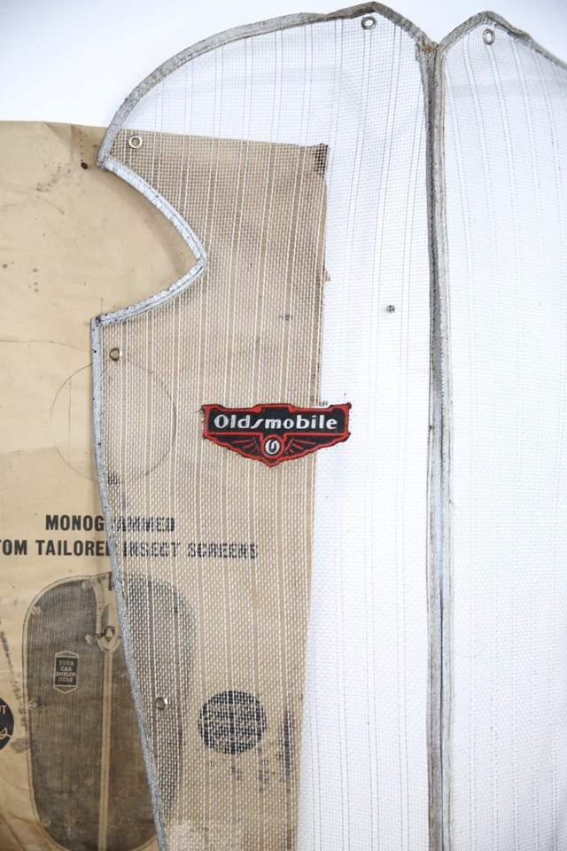 Vintage 1936 Oldsmobile GM Car Radiator Grill Shell Screen Cover Accessory NOS - Image 2 of 4