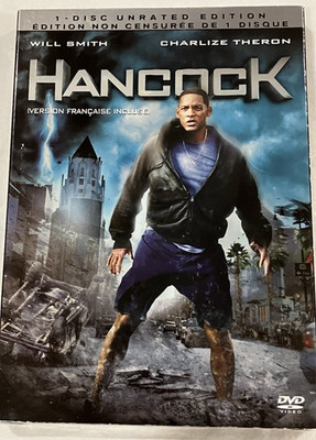 Hancock (DVD 2008, 2-Disc Set) Unrated Special Edition, New Sealed w/ Slipcover