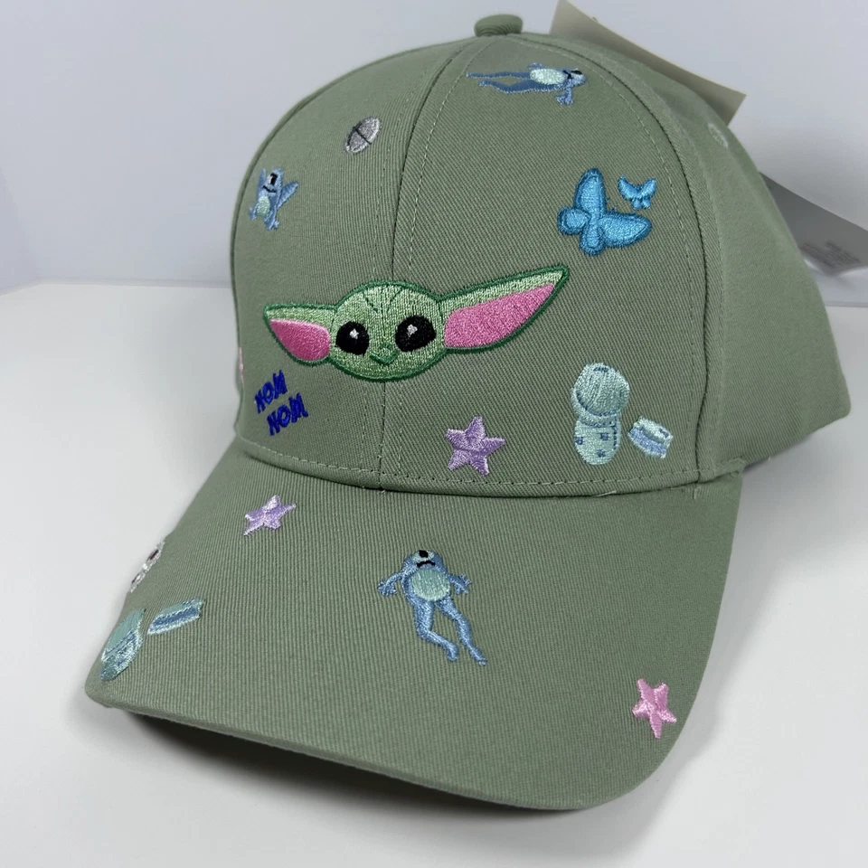 Embroidered Star Wars Disney Grogu/Mandalorian Baseball hat/cap green-NEW RARE* - Image 3 of 4