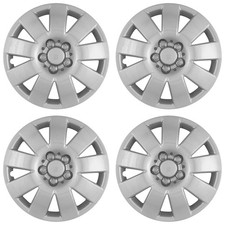 15 Push-on Silver Wheel Cover Hubcaps For 2003-2004 Toyota Corolla 15 Push-on Silver Wheel Cover Hubcaps For 2003-2004 Toyota Corolla