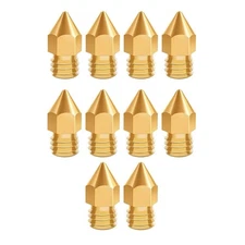 10PC For Printer MK8 0.4/1.75MM Extruder Nozzle 3D Printer Replacement parts