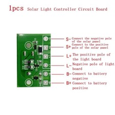 Solarmodul Controller Rasenlicht Steuerungs Schaltkreisplatine Zubehör