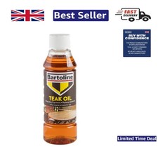 250ml Teak Oil for Indoor & Outdoor Use – Restores & Protects Hardwood Furniture 47.96 per litre
