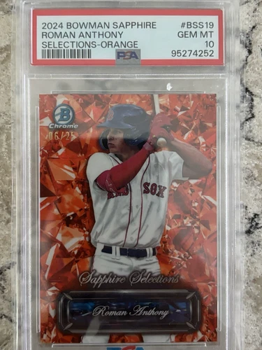 2024 Bowman Sapphire Edition - Sapphire Selections Roman Anthony #6/25