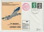 14/4/1971 UK GB Flown Cover - BOAC Boeing 747 Inaugural Flight - London - USA