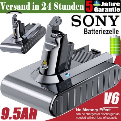 9.5AH 6AH Für Dyson V6 Animal Ersatzakku SV03 SV06 DC58 DC59 SV09 DC74 DC62 DC61