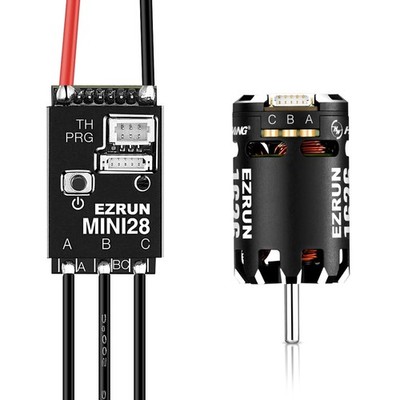 Hobbywing EZRun MINI28 1/28th Scale Sensored Brushless Combo 6500Kv HWI38020368