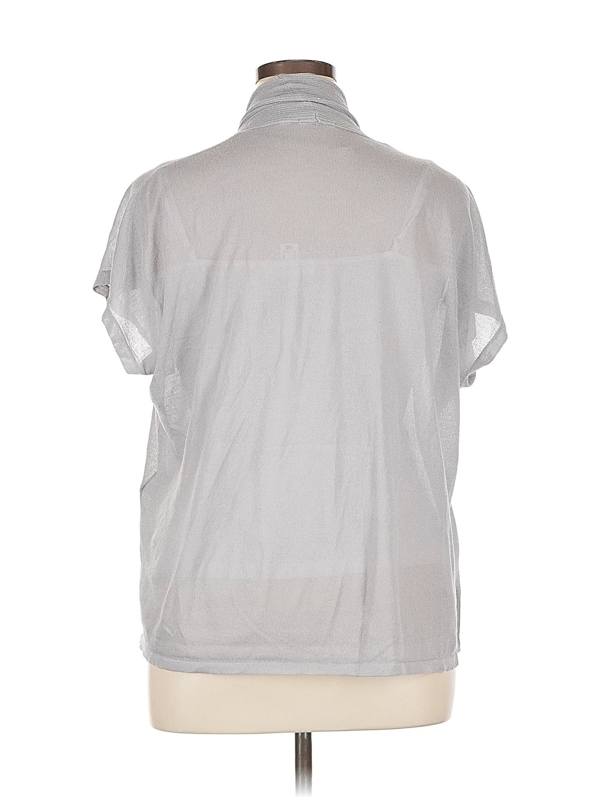 Uniqlo Women Gray Kimono XL thumbnail 2